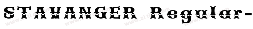 STAVANGER Regular字体转换